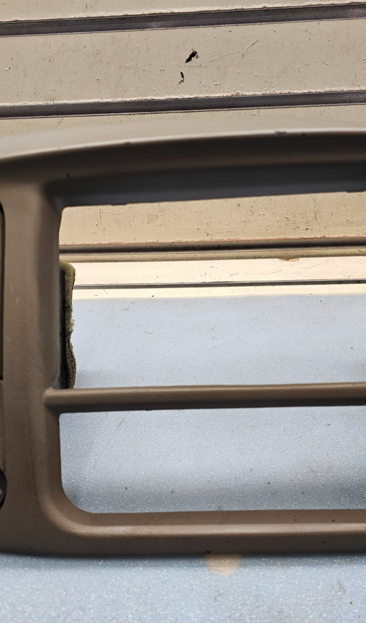 🔥97-03 Ford F150 F-150 Dash Radio Stereo Climate BEZEL Trim Panel Line TAN B1