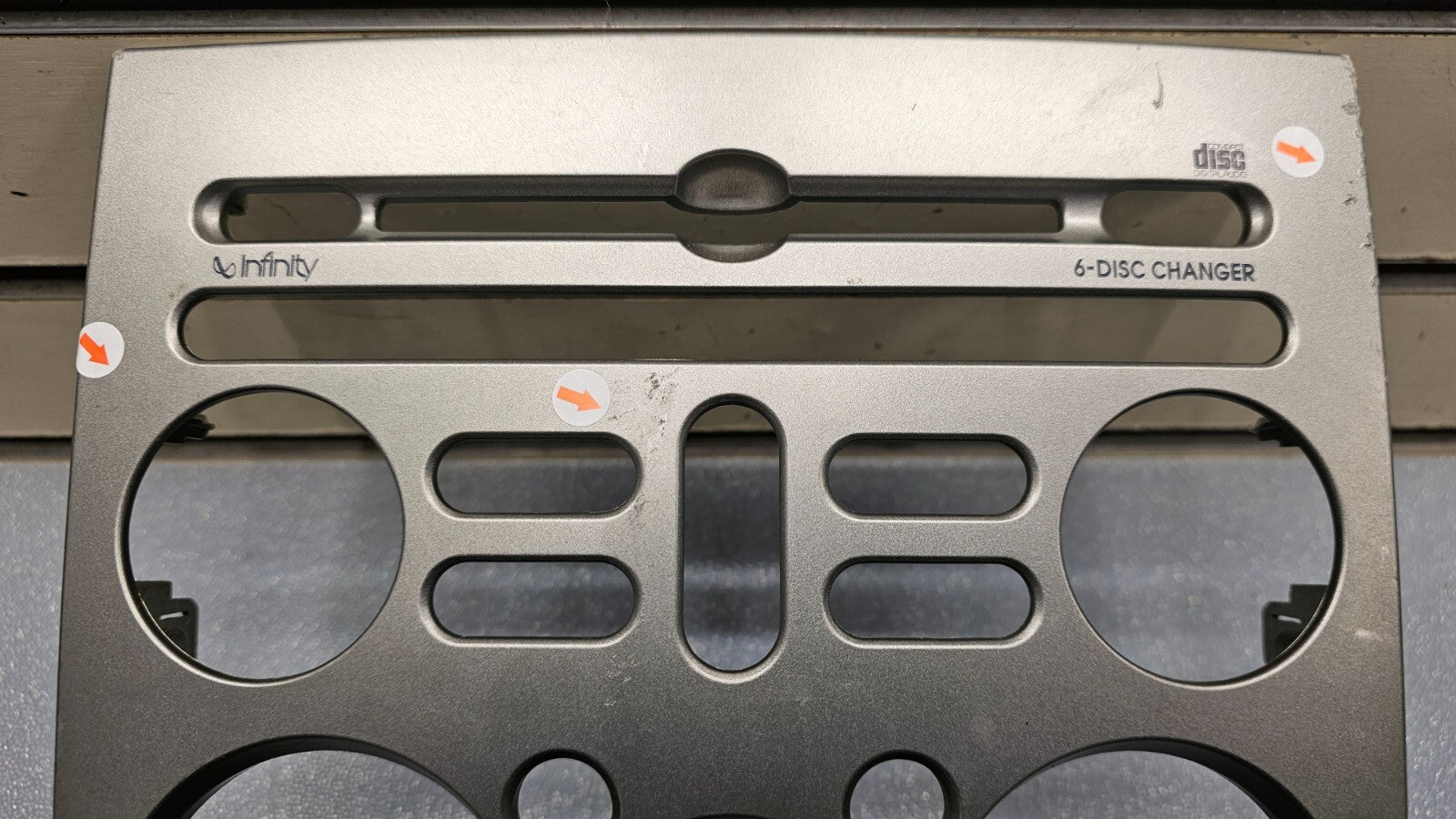 🔥06-08 Galant Dash AM FM Radio Display Stereo Climate Trim Panel Bezel Silver