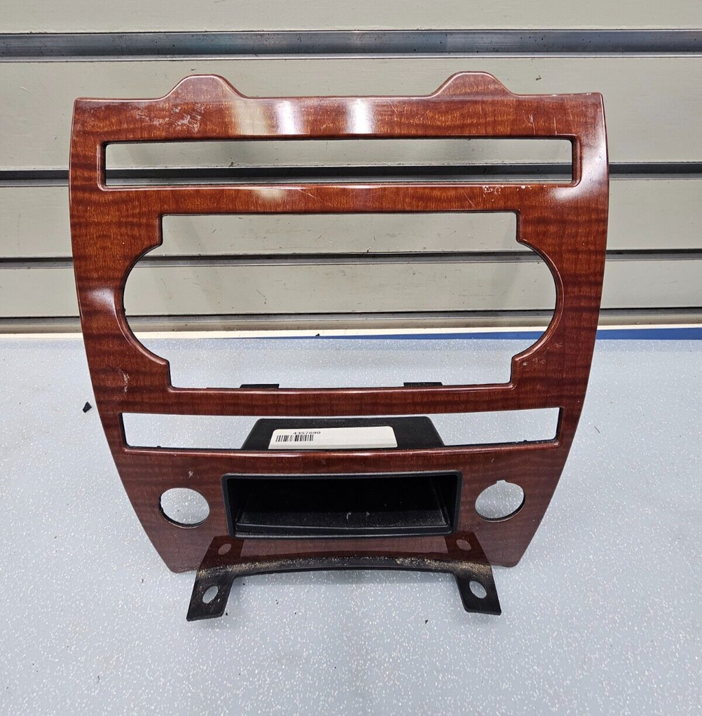 05-07 JEEP GRAND CHEROKEE DASH PANEL RADIO SURROUND TRIM BEZEL OEM B70 woodgrain