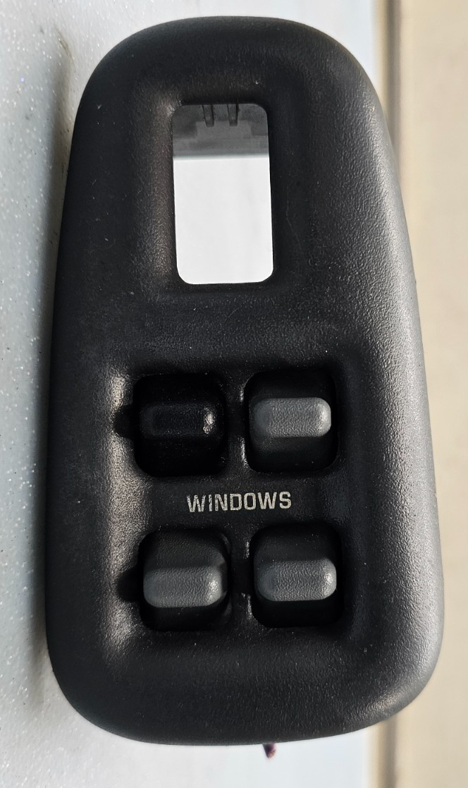 🔥92-96 PONTIAC BONNEVILLE FRONT LEFT DRIVER SIDE POWER WINDOW SWITCH BLACK OEM