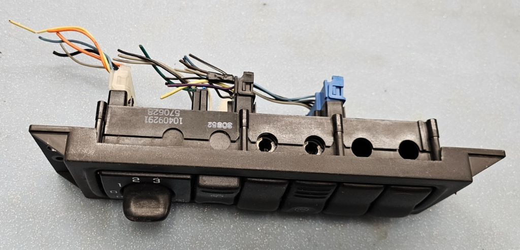 🔥97-05 Montana Silhouette Rear Fan Window Wiper And Fog Control Switch Black