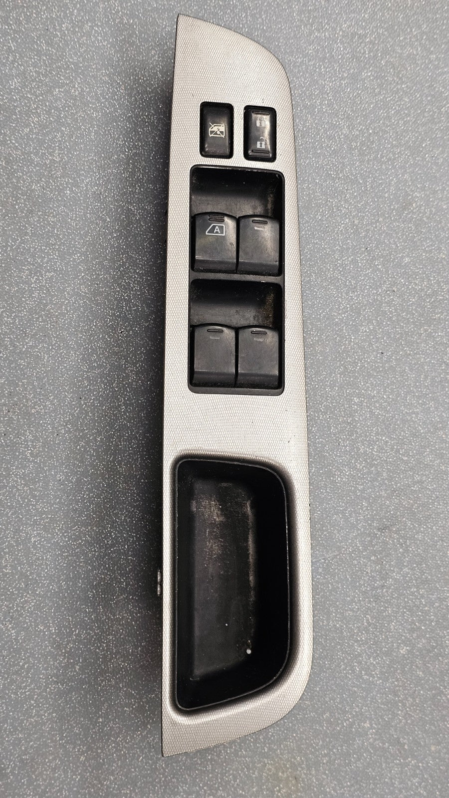 🔥07-10 Versa Front Left Driver Master Door Window Switch Lock Control SILVER