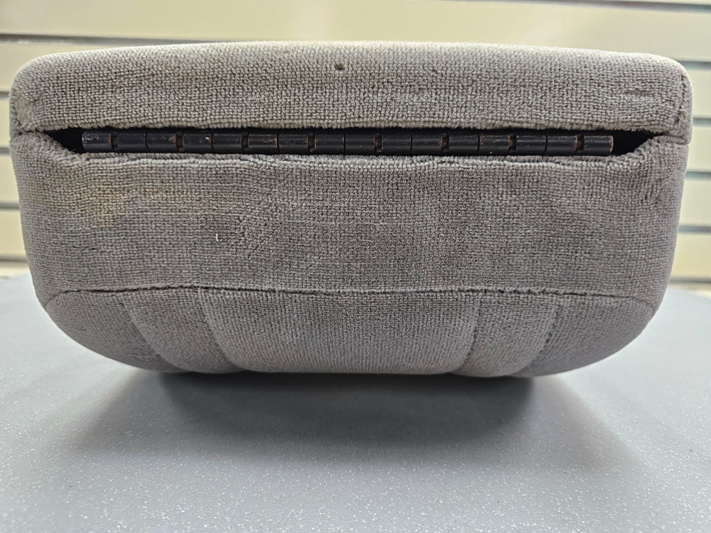 🔥97-03 Ford F150 Center Console JUMP SEAT Cloth/Leather Cup Holder LT GRAY JS6