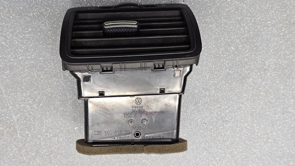 🔥05-10 VOLKSWAGEN JETTA FRONT CENTER DASH RIGHT PASSENGER AIR VENT HEATER BLACK