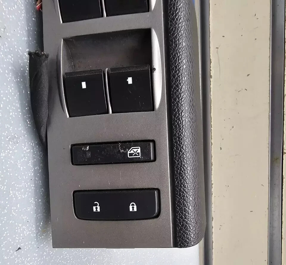 07-13 CHEVY SILVERADO SIERRA LEFT DRIVER MASTER POWER WINDOW SWITCH SILVER WS47