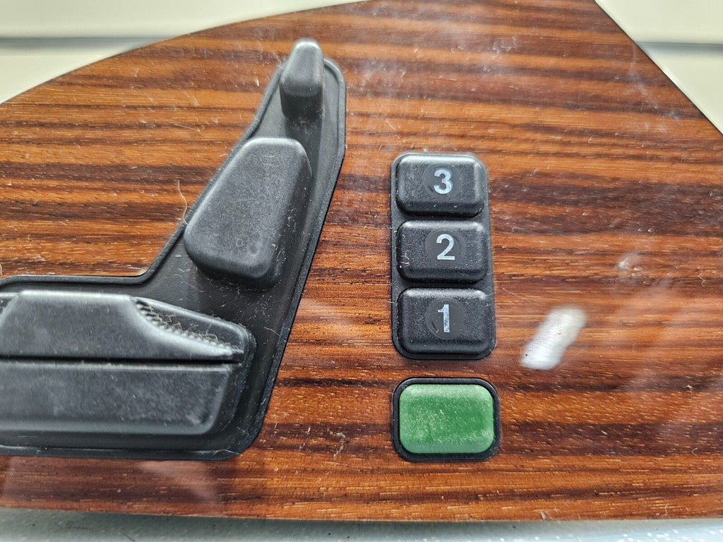 92-99 Mercedes W140 S500 S420 Front Right Passenger Seat Adjustment Switch WOOD