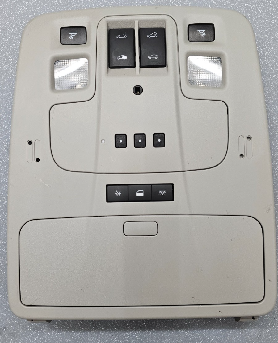 🔥13-16 MALIBU OVERHEAD CONSOLE DOME MAP READING LIGHT LAMP ASSEMBLY GRAY OEM