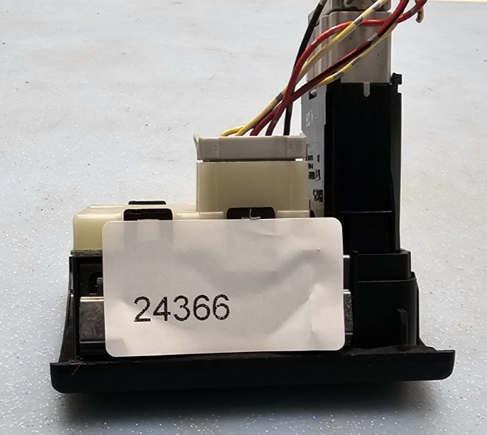 🔥98-02 Honda Accord Center Dash Clock Hazard Switch Board Digital Button Black