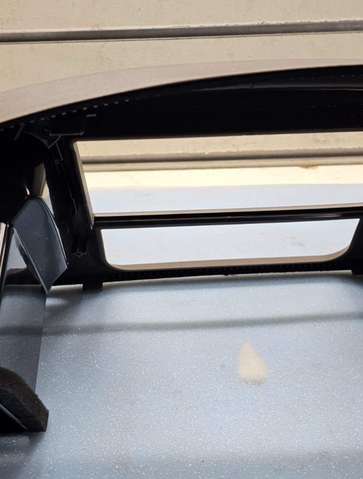 97-03 Ford F150 Center Dash Radio Climate BEZEL Trim Panel🔴AIRBG Line Tan B1