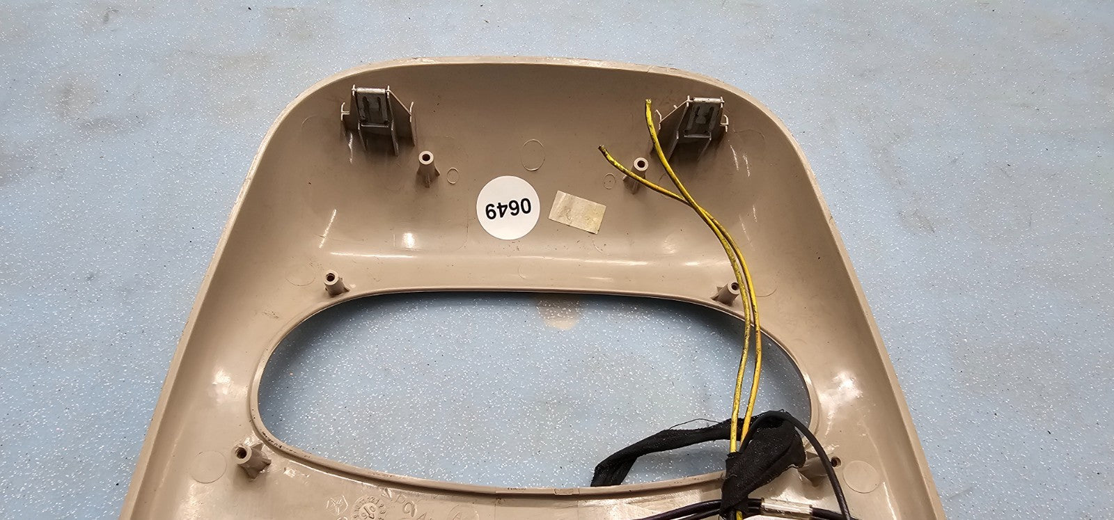 🔥02-05 Dodge Ram Overhead Console Map Dome Light Lamp Storage Assembly Tan