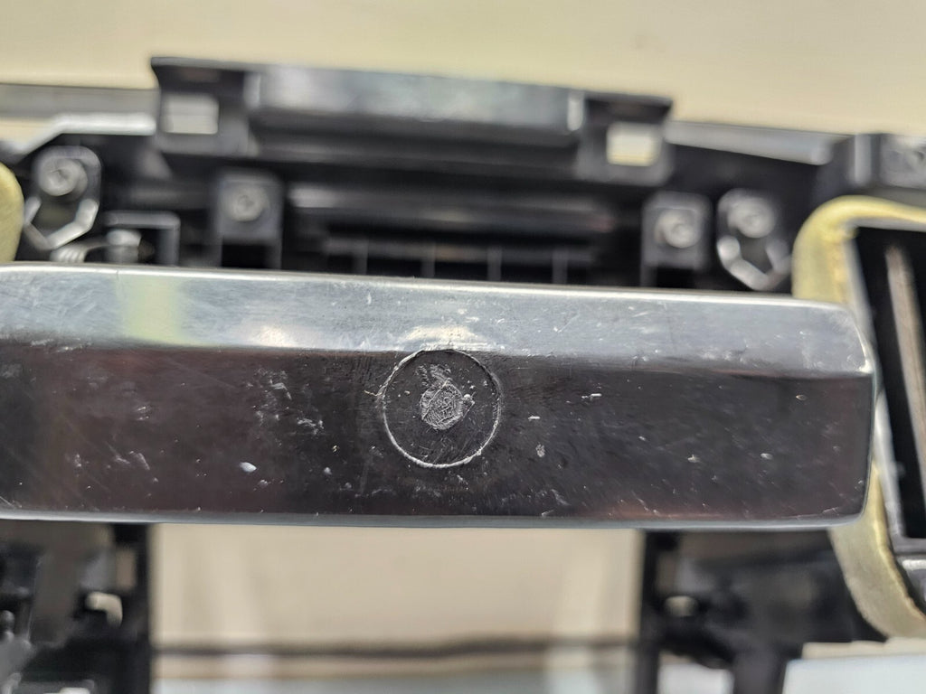 07-12 Nissan VERSA Dash AM FM Radio Stereo Display Bezel Trim Panel DK GRAY B74