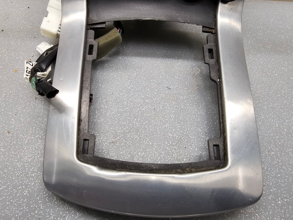 🔥07-08 Maxima Center Console Gear Shifter Trim Bezel Panel Indicator Silver