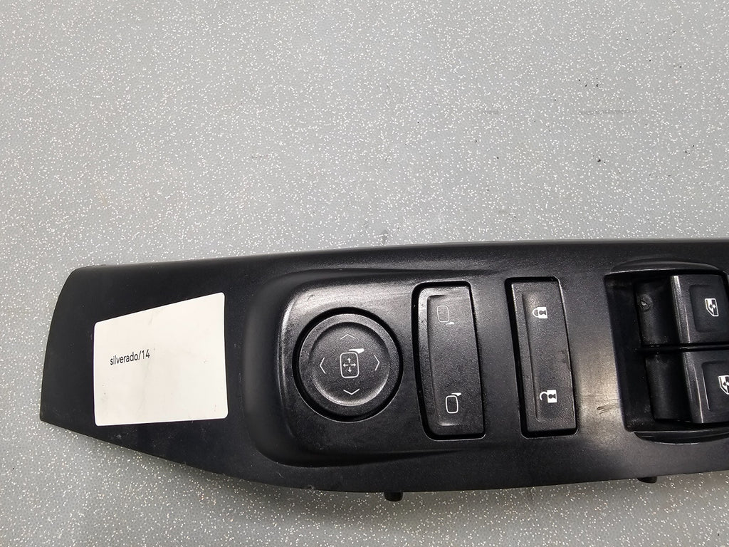 🔥14-22 Silverado Sierra Left Driver Master Window Door Mirror Switch Black OEM