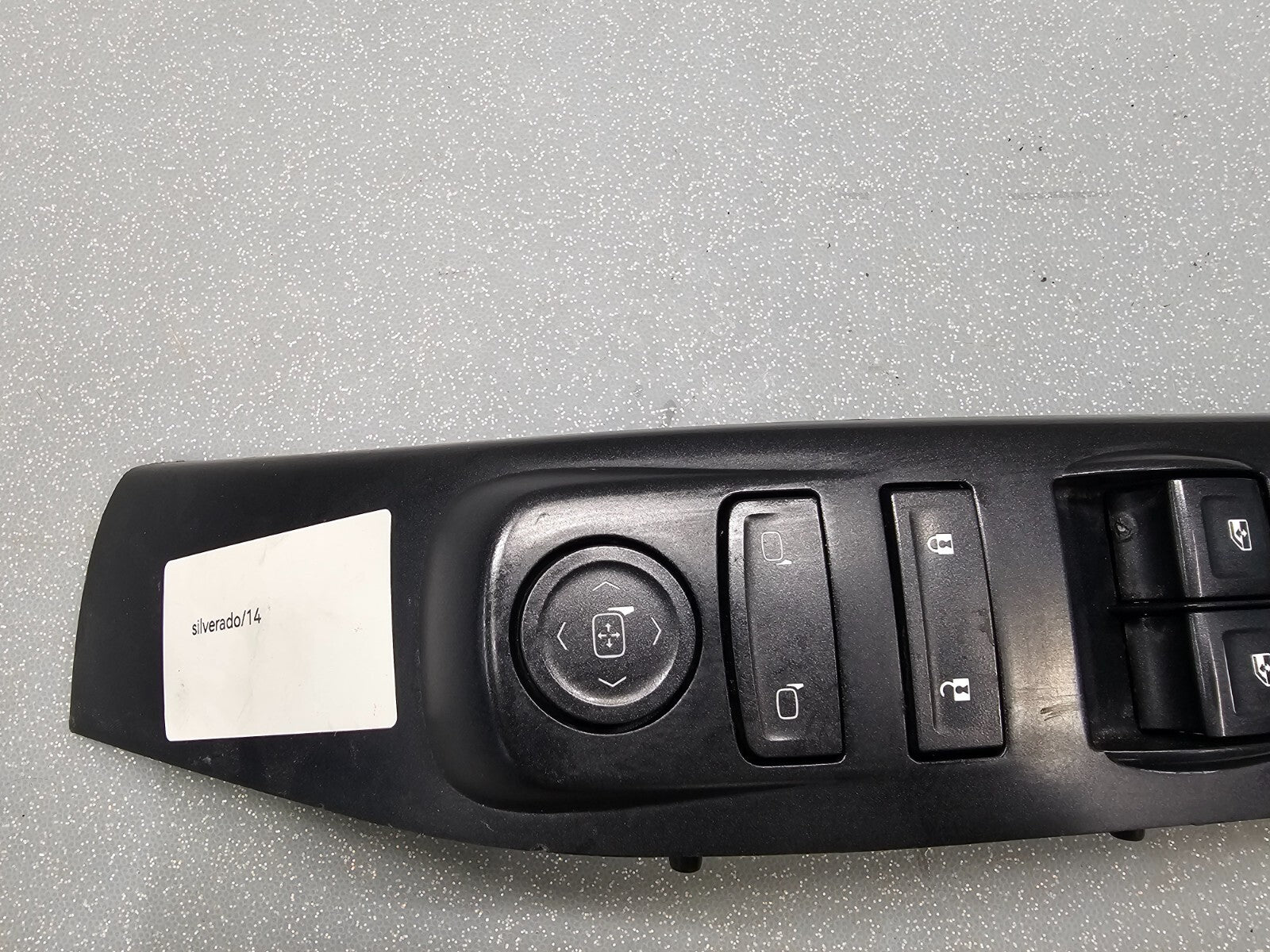 🔥14-22 Silverado Sierra Left Driver Master Window Door Mirror Switch Black OEM