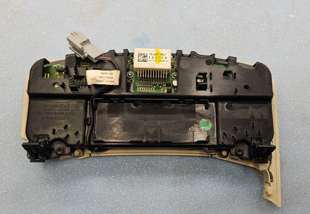 🔥2015-2020 Ford F-150 F150 Overhead Roof Console w/ Light Buttons OEM TAN