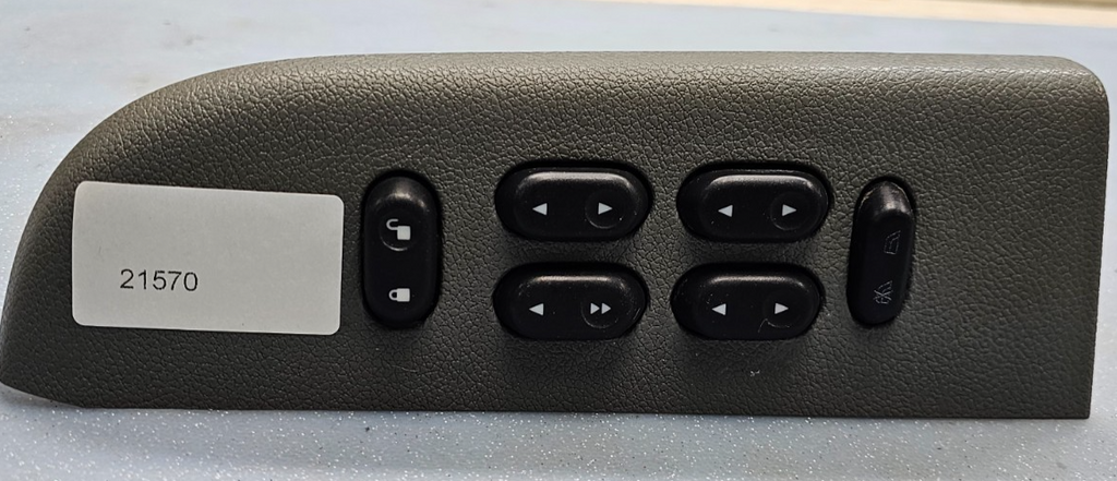 🔥03-06 Ford Expedition Left Driver Master Power Window Lock Seat Switch GRAY