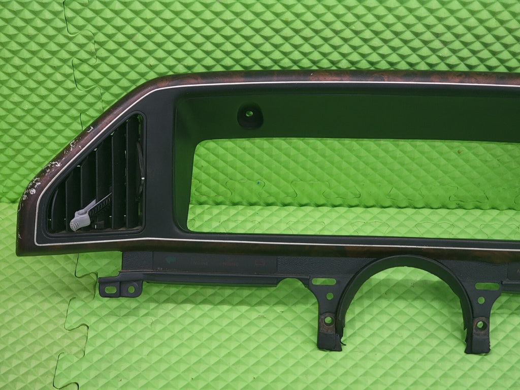 87-91 Ford F-150 F250 BRONCO Dash CLUSTER Bezel Speedo Gauge Trim woodgrain C11