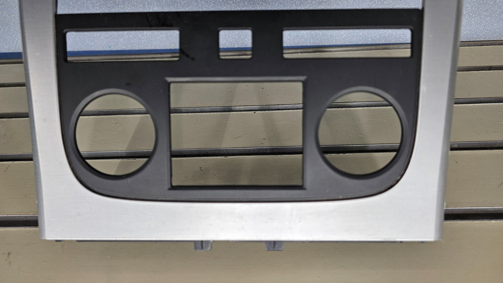 🔥07-12 Acadia  Dash AM FM Radio Stereo Display Bezel Climate Trim Panel Silver