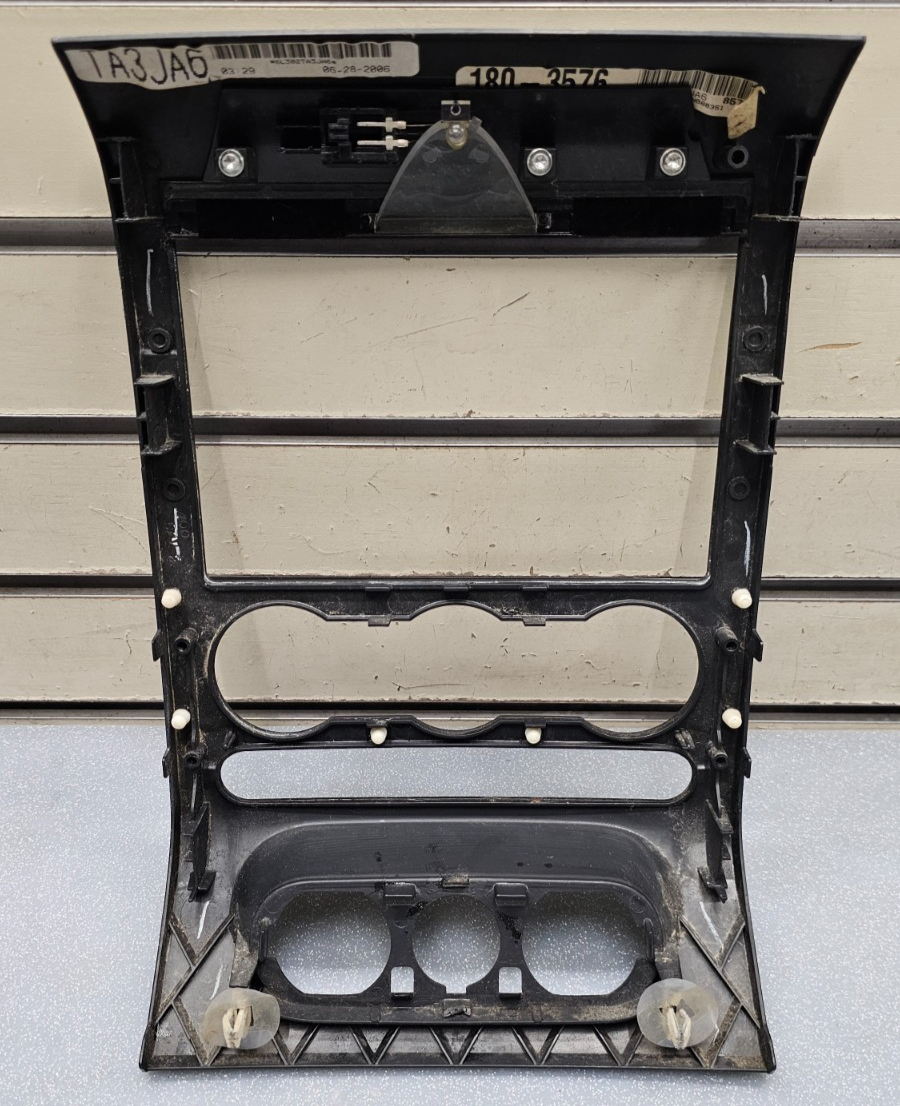 🔥04-08 F150 Dash AM FM Radio Stereo Climate Bezel Trim Panel Carbon Fiber Black