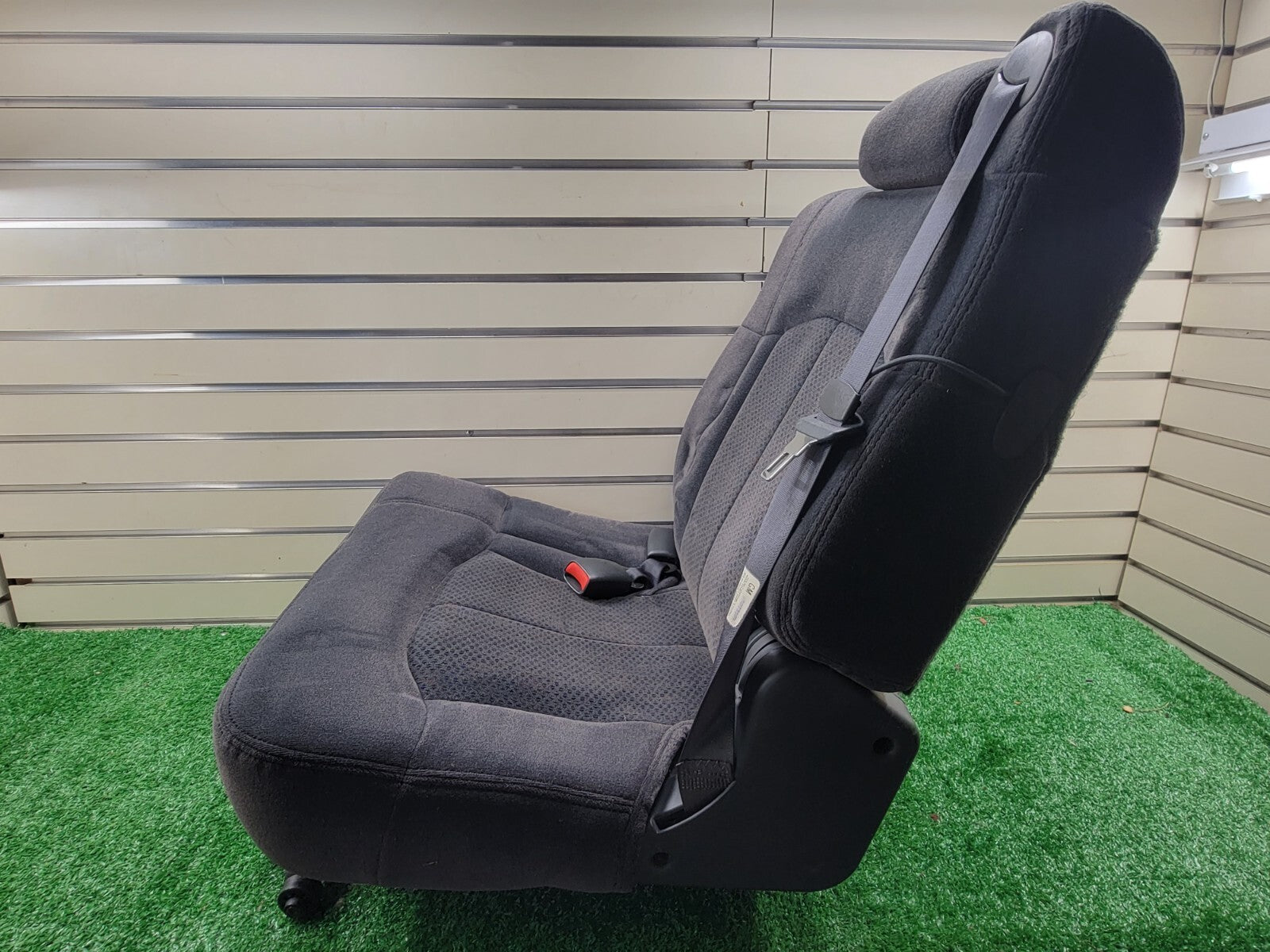 🔥2007-2014 Escalade Suburban Tahoe Yukon Third 3rd Row Seat GRAY CLOTH LEFT