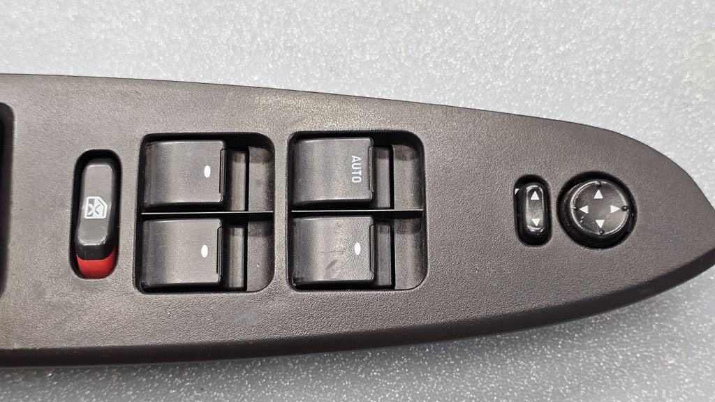 🔥06-08 CHEVY IMPALA LEFT DRIVER MASTER POWER WINDOW SWITCH BEZEL ASSEMBLY BLACK