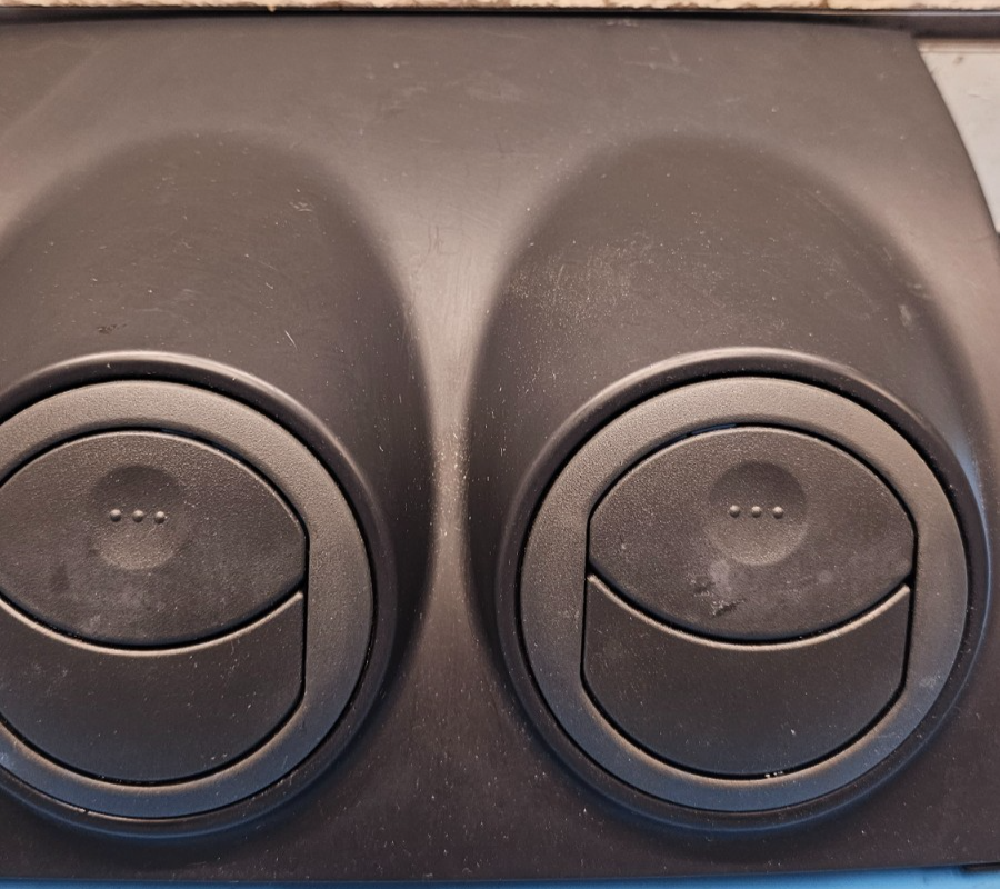 🔥09-11 AVEO Center Dash Air Vent Heater Conditioning Trim Bezel Panel Black OEM