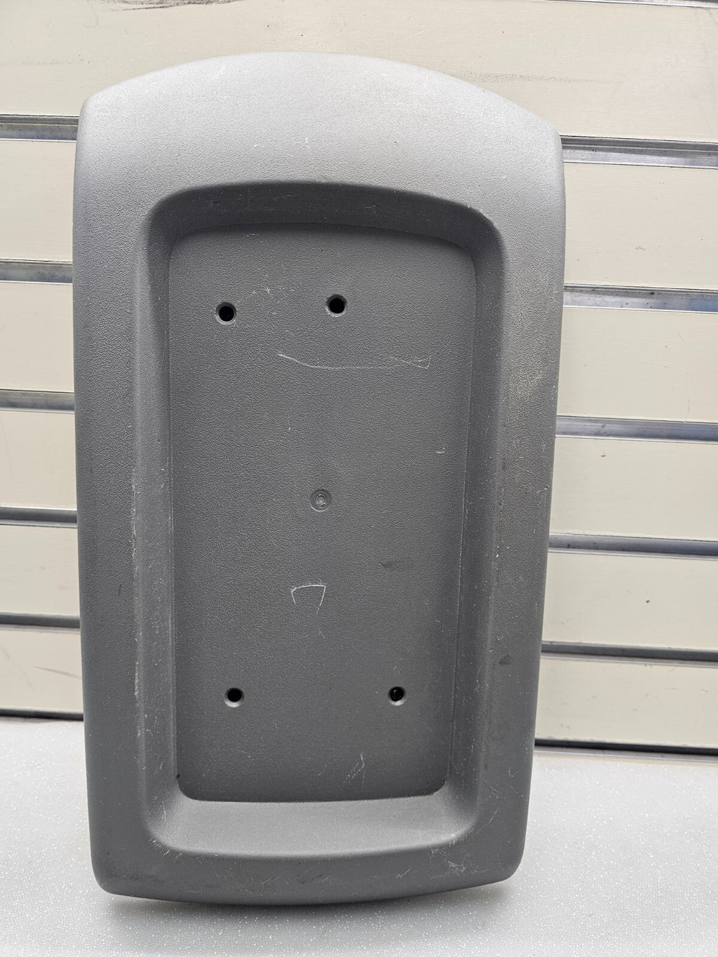 🔥04-07 NISSAN ARMADA TITAN ARM REST FRONT CENTER CONSOLE LID COVER GRAY OEM