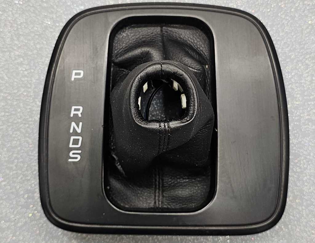 🔥13-16 ESCAPE GEAR AUTO SELECTOR SHIFT KNOB SHIFTER BOOT BEZEL TRIM BLACK/GRAY