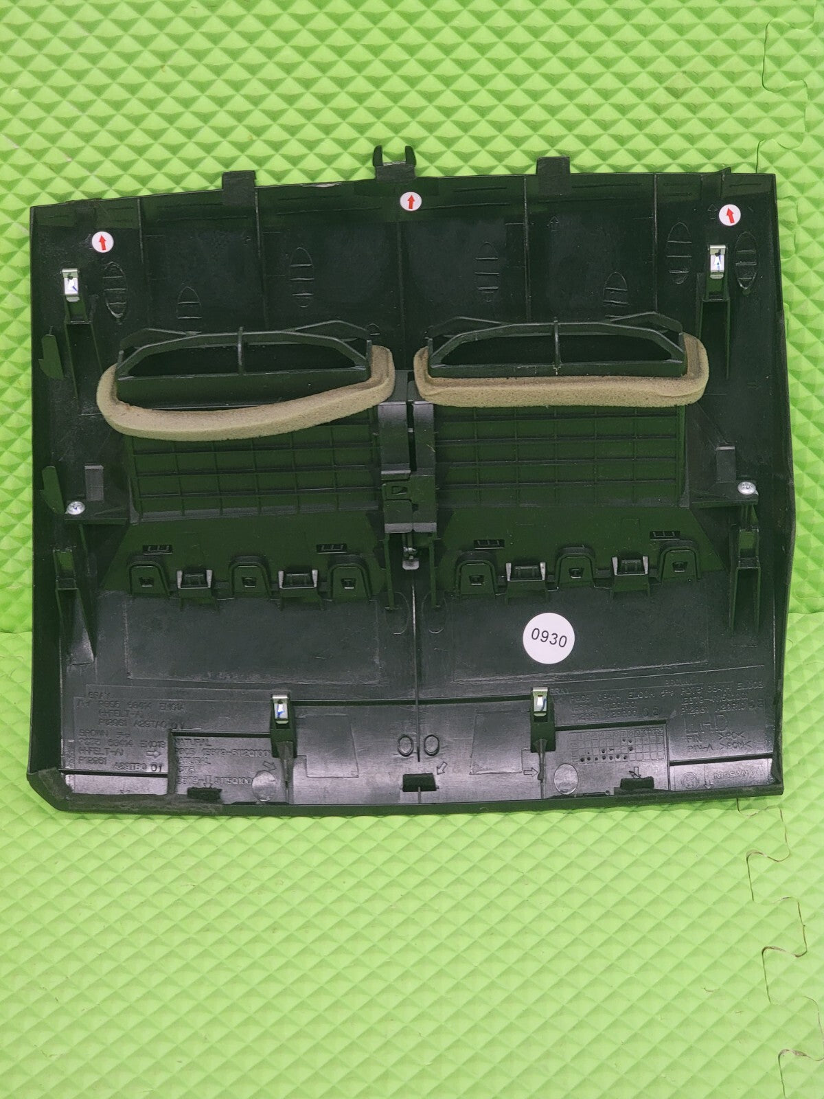 🔥2004-2011 Nissan Tiida Front Dashboard Center Air A/C Vent Outlet Black