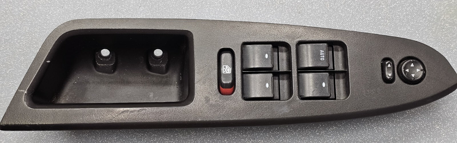 🔥06-08 CHEVY IMPALA LEFT DRIVER MASTER POWER WINDOW SWITCH BEZEL ASSEMBLY BLACK