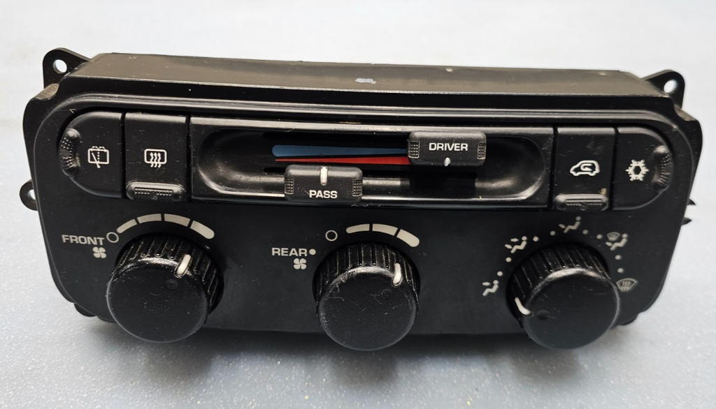 04-07 Caravan Town Country Dash AC Climate Temperature Heater Control Black