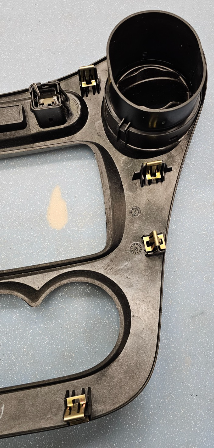 🔥2003-2007 Saturn Ion Radio AC Climate Control Bezel Assembly Vents silver