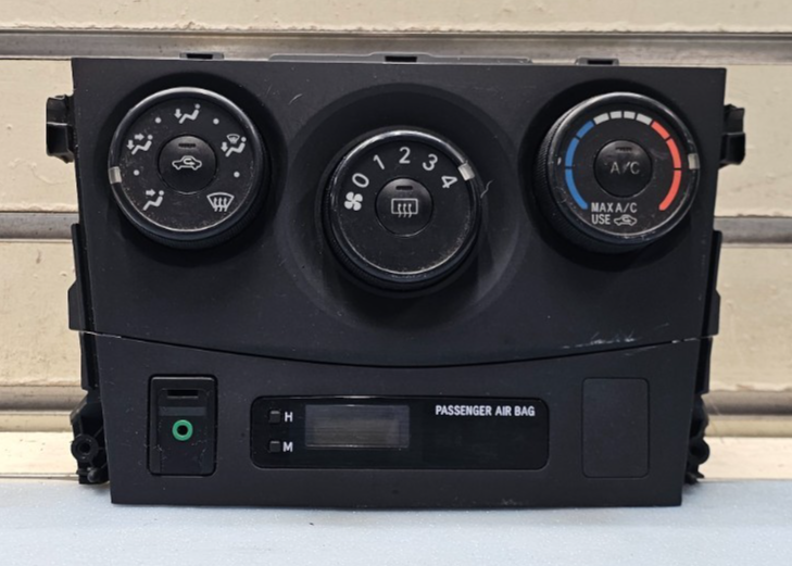 🔥09-13 TOYOTA COROLLA LE MANUAL TEMPERATURE CLIMATE HEATER CONTROL BLACK