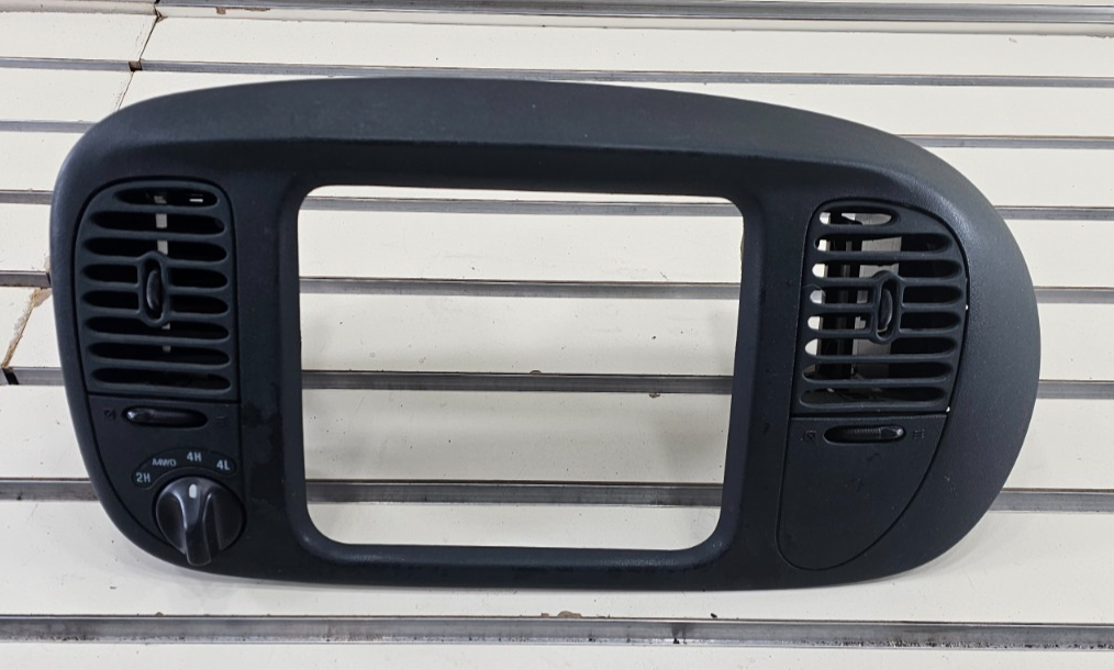 🔥97-03 Ford F150 Center Dash Stereo Radio Climate BEZEL Panel 2H 4H 4L Blue