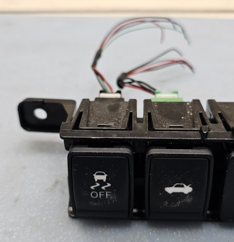 🔥13-18 Nissan Altima  Left Driver Front Trunk/Traction Control Switch BLACK
