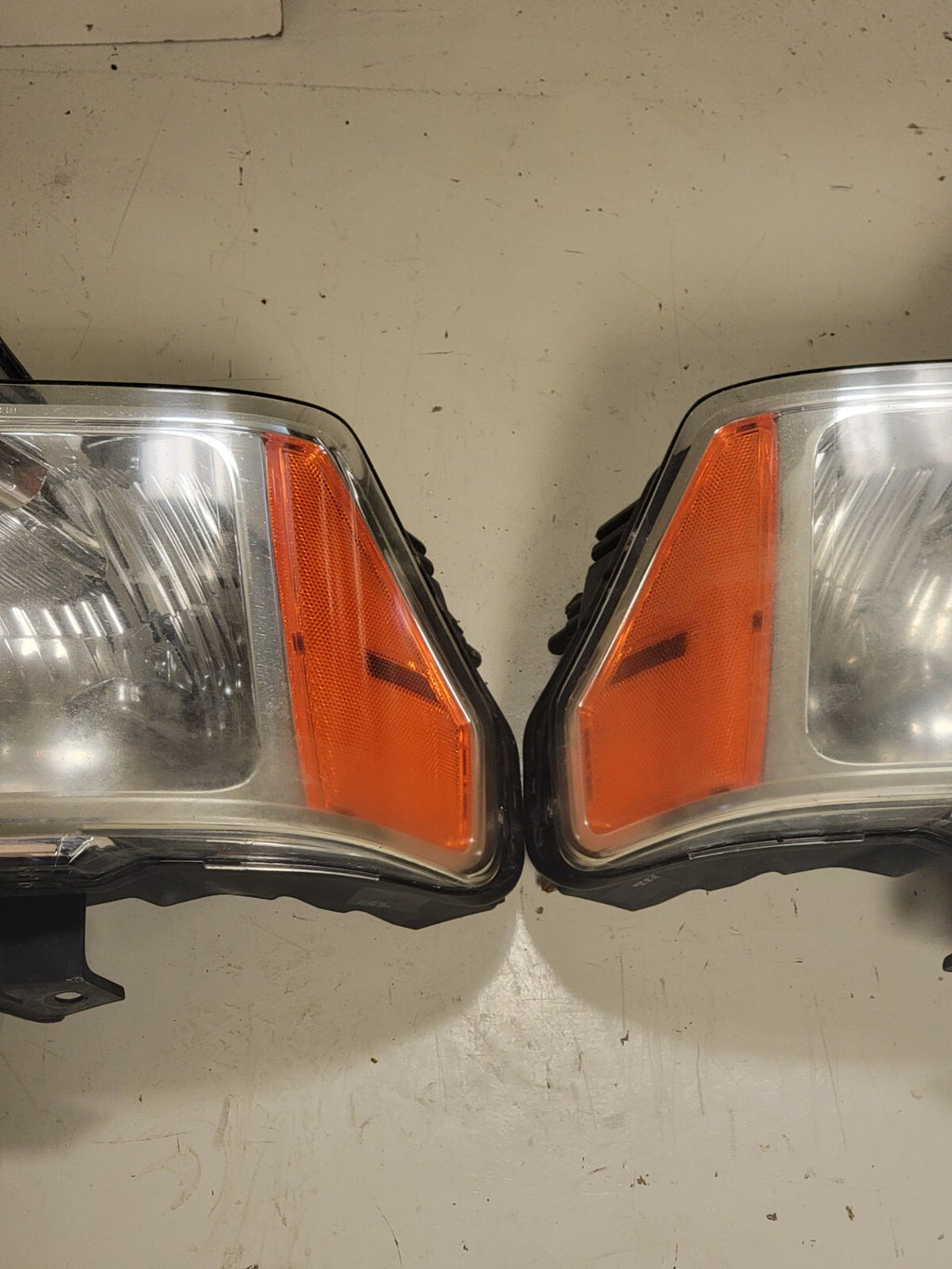 🔥2009 - 2014 Ford F-150 Halogen Chrome OEM Headlight SET