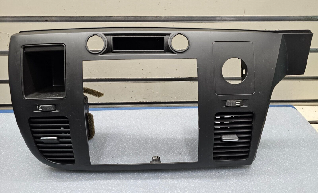 🔥07-14 Silverado SIERRA Center Dash Radio Bezel AC Climate Trim Panel BLACK B6