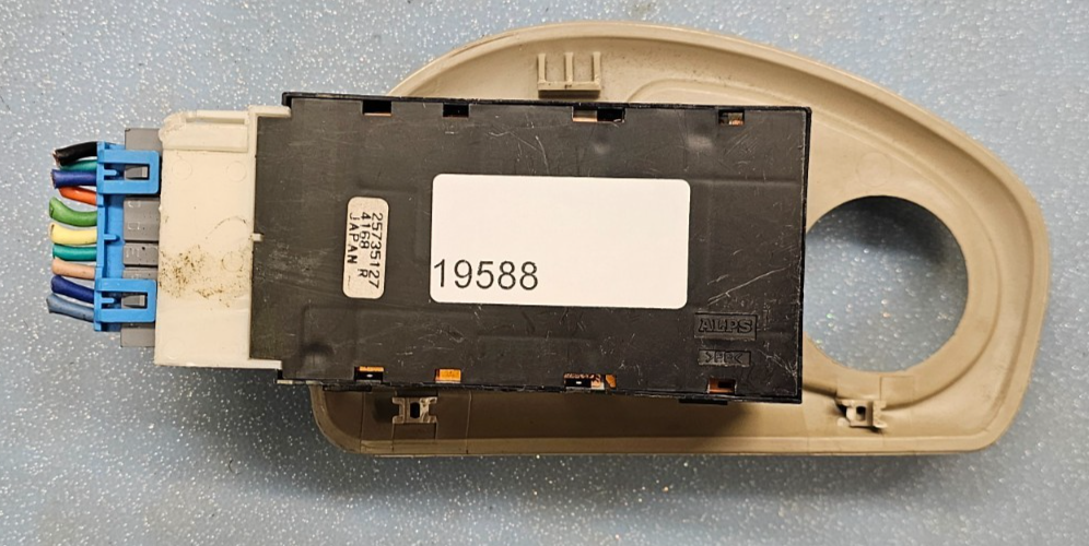 🔥00-05 DEVILLE SEVILLE RIGHT PASSENGER FRONT SEAT LUMBAR SWITCH ASSEMBLY TAN