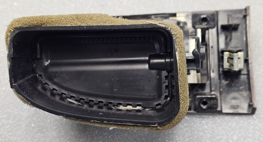 07-14 Silverado Sierra Dash Left Driver Air Vent Heater Conditioning Silver/wood