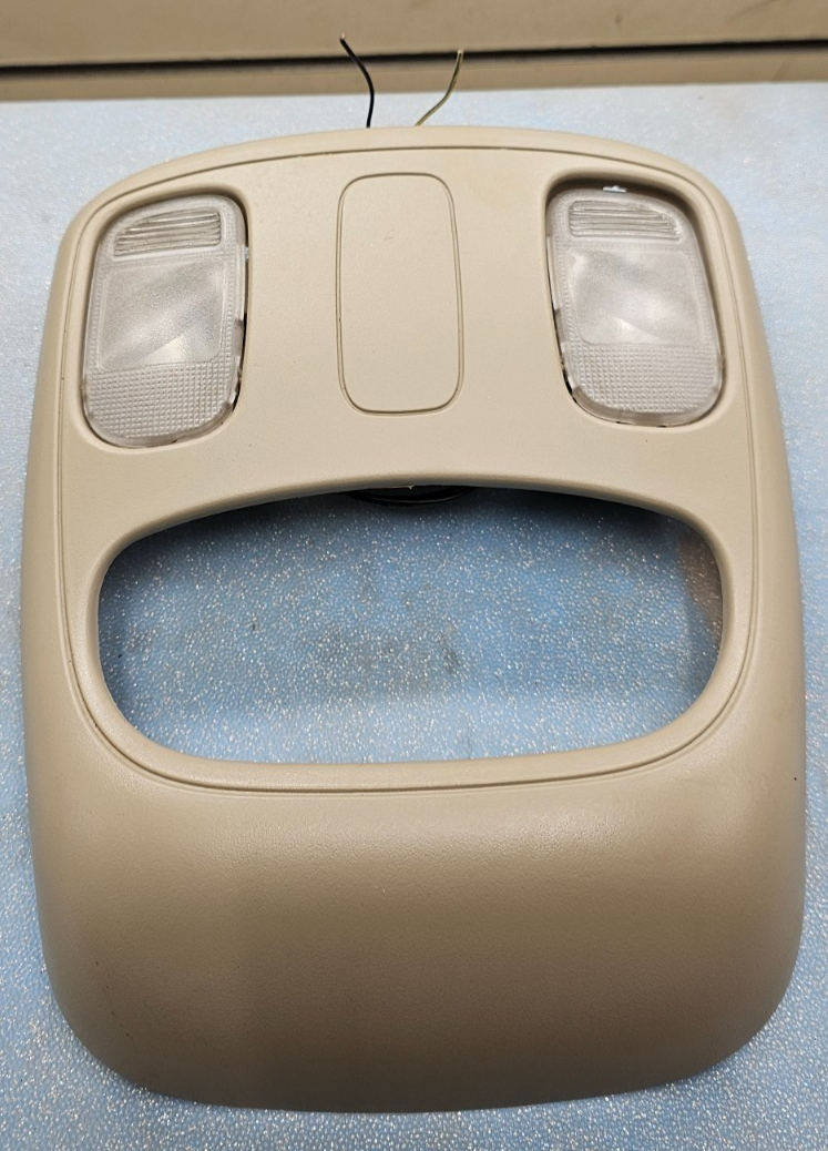 🔥02-05 Dodge RAM Overhead Console DOME Light Roof Storage Compartment TAN 05