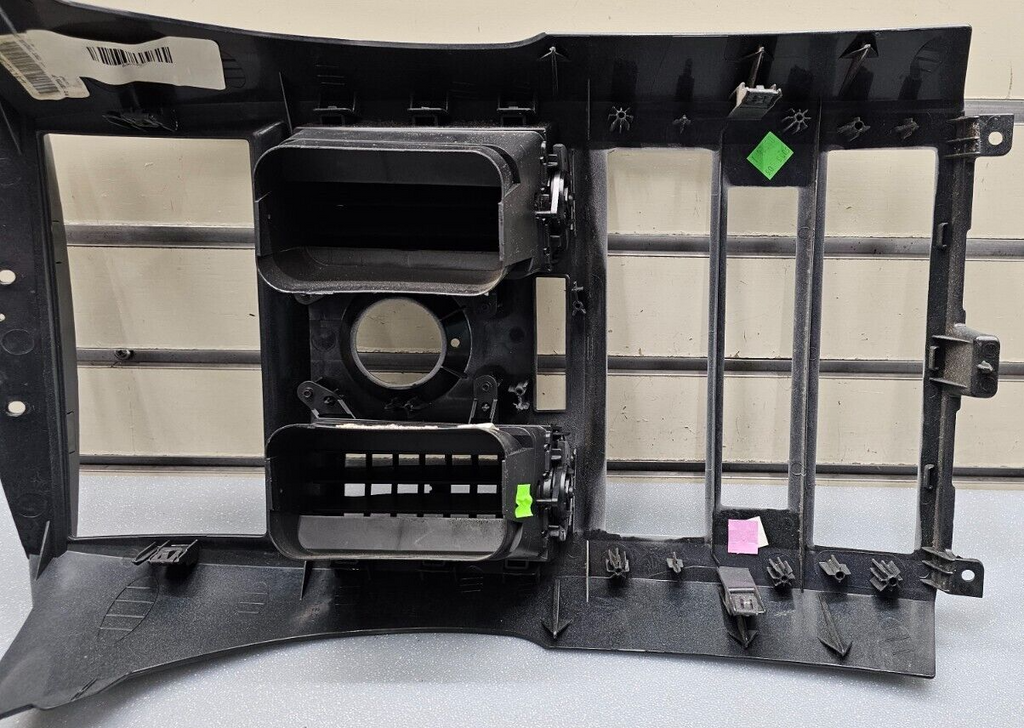 08-10 Grand Caravan Town Country Dash Radio Stereo Trim Bezel Panel SILVER/GRAY