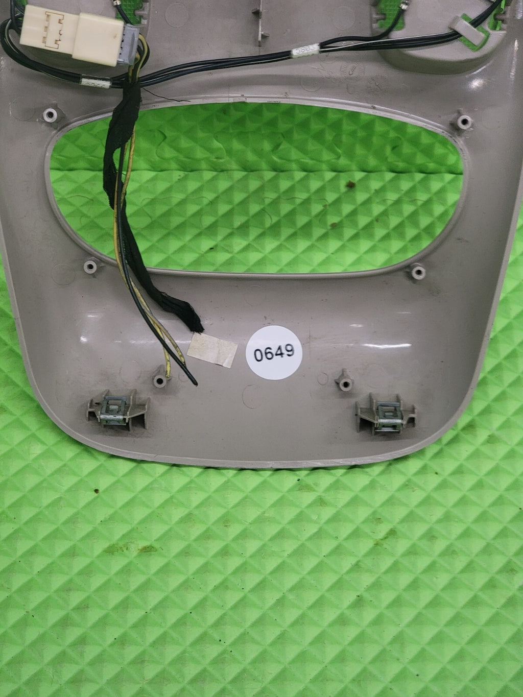 🔥02-05 Dodge Ram Overhead Console Map Dome Light Lamp Storage Assembly Gray