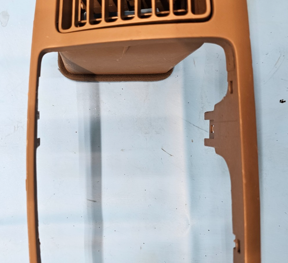 🔥03-08 COROLLA CENTER DASH AM FM RADIO STEREO BEZEL TRIM PANEL OEM TAN