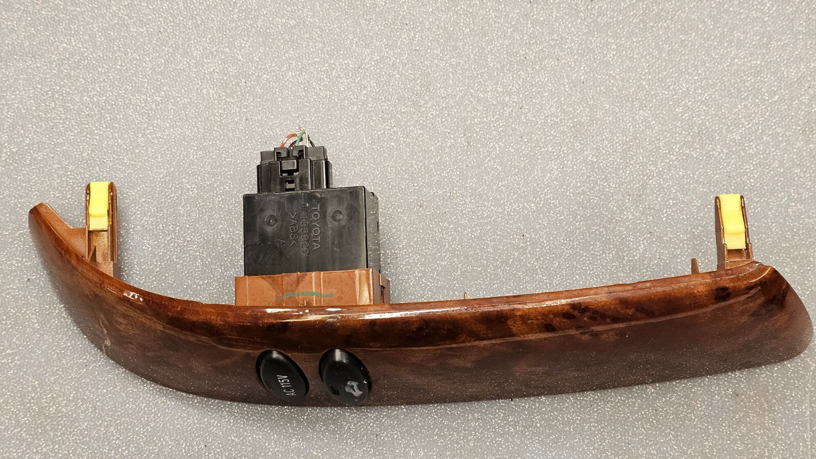🔥04-10 Toyota Sienna Dash Hazard Defrost Light Door Switch Trim Bezel Wood