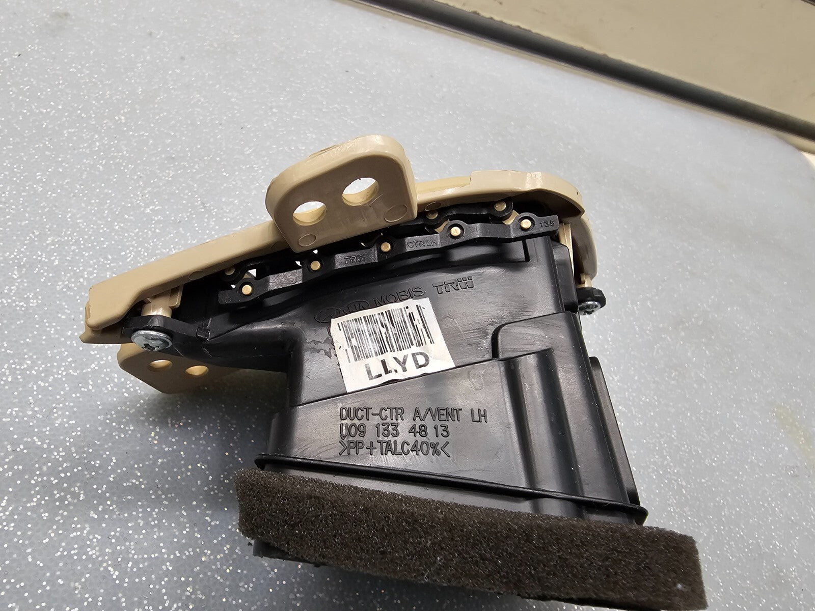 🔥11-13 Elantra Center Dash Left LH Air Vent Grille Heater Conditioner Tan