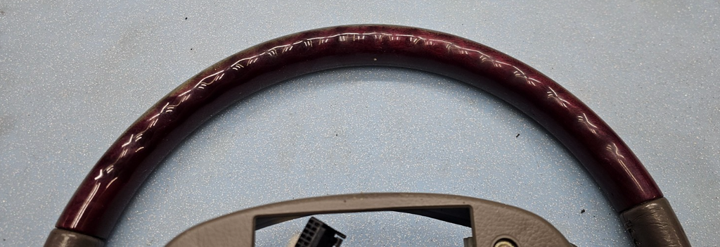🔥02-06 LEXUS ES300 ES330 STEERING COLUMN WHEEL CRUISE CONTROL OEM TAN/MAROON