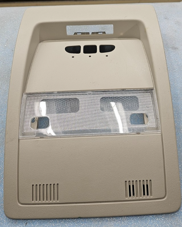 🔥07-13 Chevy Silverado Sierra Overhead Console Map Dome Light Roof Storage TAN