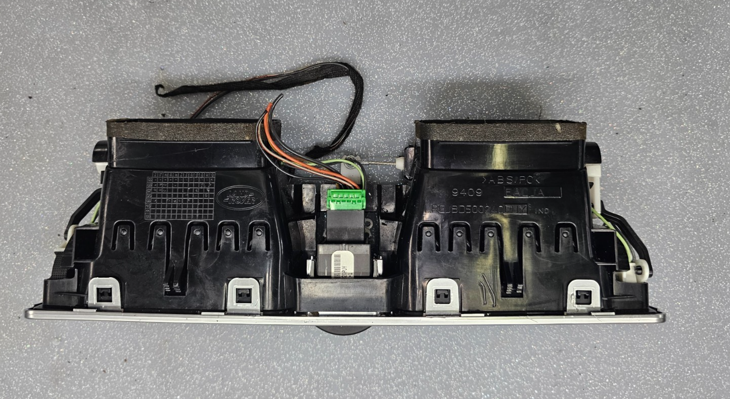 🔥06-12 Land Rover Range Rover L322 Dash Centre AC A/C Air Vent Heater Silver