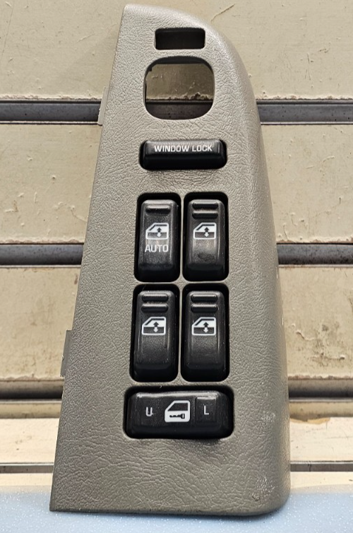 🔥99-02 Suburban Yukon Left Driver Master Power Window Switch Assembly Gray
