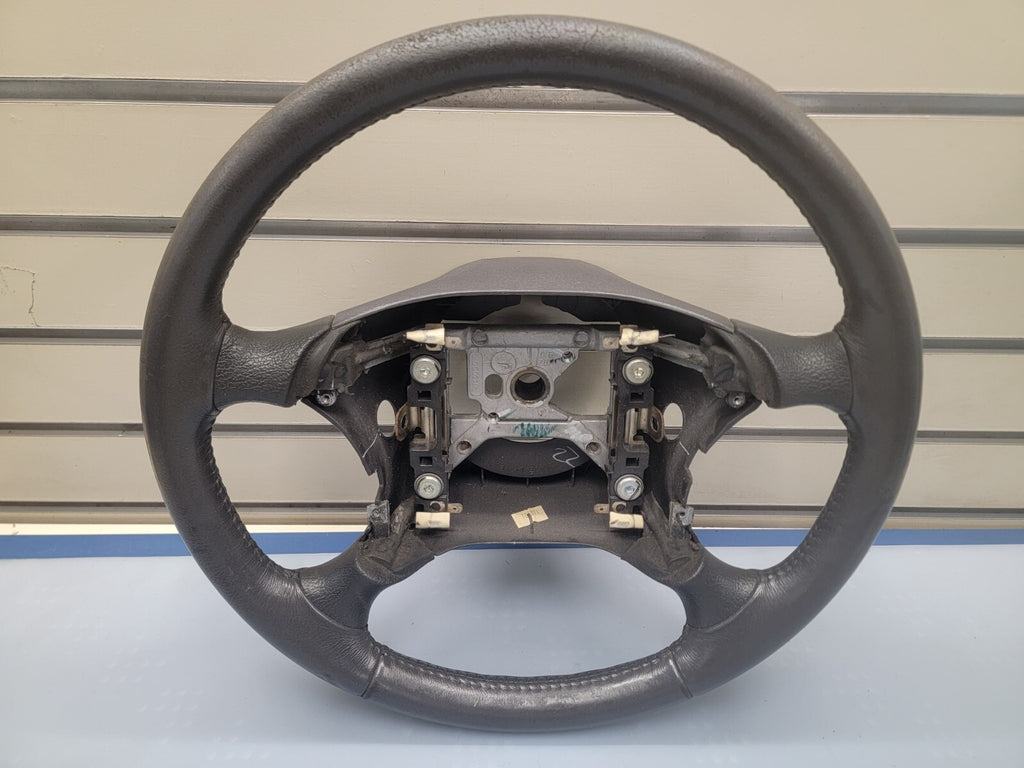 1999-2004 Ford Mustang Charcoal Leather GT Steering Wheel OEM Black